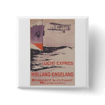 KLM Lucht-Express Pinback Button