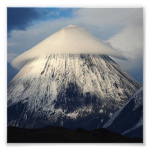 Klyuchevskaya Sopka Mountain Photograph