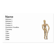 Knee Pain Business Card Templates