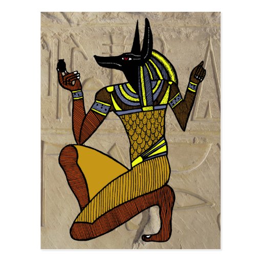 Kneeling Anubis Postcards