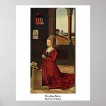 Kneeling Donor By Peter Christ Print