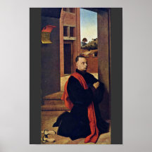 Kneeling Donors By Christus Petrus (Best Quality) Posters
