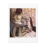 Kneeling Woman postcard