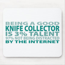 Knife Collector 3% Talent Mouse Pad