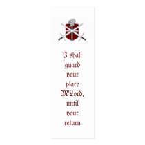 knight and sword skinny business card