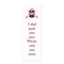 knight and sword skinny business card