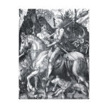 Knight, Death and the Devil - Albrecht Dürer Stretched Canvas Print