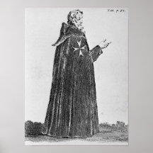 Knight Hospitaller in the original habit Posters