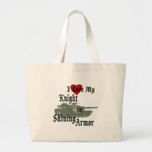 Knight in Shining Armour/ Tank Canvas Bag