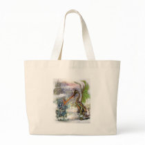 Knight n Dragon Tote Bag