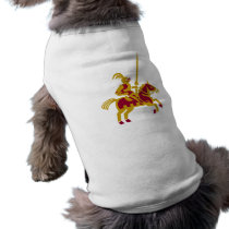 Knight On Horseback Pet Tshirt