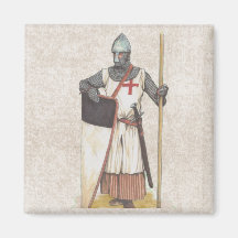 Knight Templar Fridge Magnet