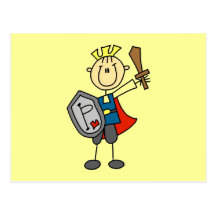 Knight with Sword Tshirts and Gifts Postcards