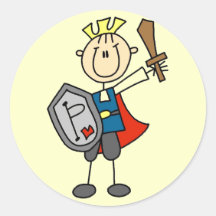 Knight with Sword Tshirts and Gifts Sticker