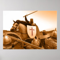 Knights Templar - Come To Death Print