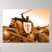 Knights Templar - Come To Death Print
