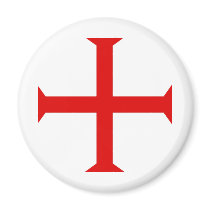 Knights Templar Cross Fridge Magnets