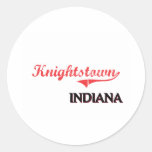 Knightstown Indiana City Classic Stickers