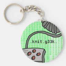 .knit.g33k. keychain