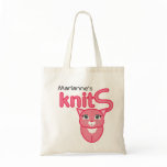 knit KITTY fourre-tout de tricotage personnalisé p sacs