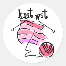 Knit Wit Sticker
