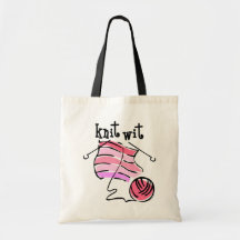 Knit Wit Tote Bag