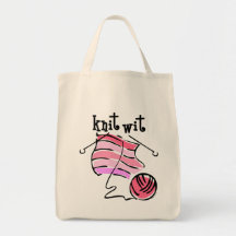 Knit Wit Tote Bag