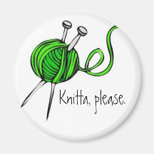 Knitta, Please. Fridge Magnets