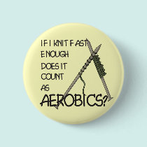 Knitting Aerobics buttons