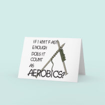 Knitting Aerobics cards