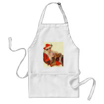 Knitting for Christmas Aprons