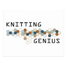 Knitting Genius Post Cards