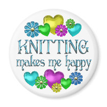 Knitting Happiness Magnets
