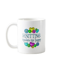 Knitting Happiness Coffee Mugs