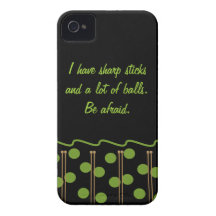 Knitting Humour iPhone 4 4S Case Case-Mate iPhone 4 Case