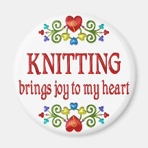Knitting Joy Fridge Magnets