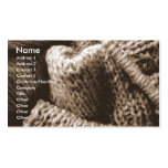 knitting/knitter Photography Business Profile Card Business Cards