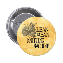 Knitting Machine Pinback Buttons