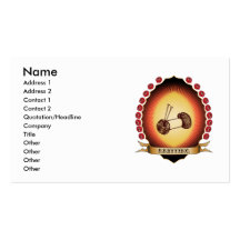 Knitting Mandorla Business Cards