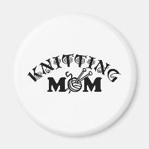 Knitting Mom Refrigerator Magnets