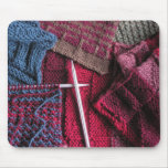 Knitting mouse pad