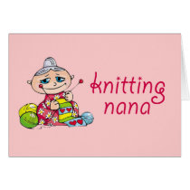 Knitting Nana Card