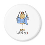 Knitting Nut Fridge Magnet