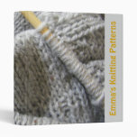 Knitting Patterns Binder
