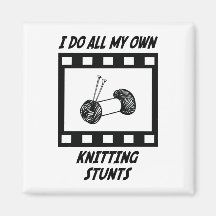 Knitting Stunts Magnets