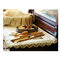 Knitting Supplies Postcard