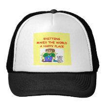knitting trucker hat