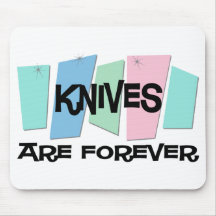 Knives Are Forever Mouse Pads