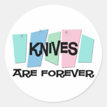 Knives Are Forever Sticker