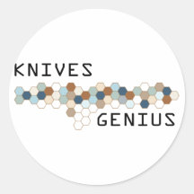 Knives Genius Stickers